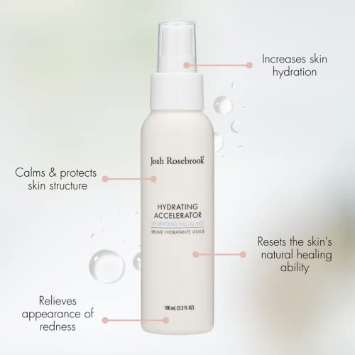 Josh Rosebrook Face Mist Hydrating Spray - Refreshing & Lightweight Antioxidant Hydrating Accelerator - Natural Facial Spray for All Skin Types