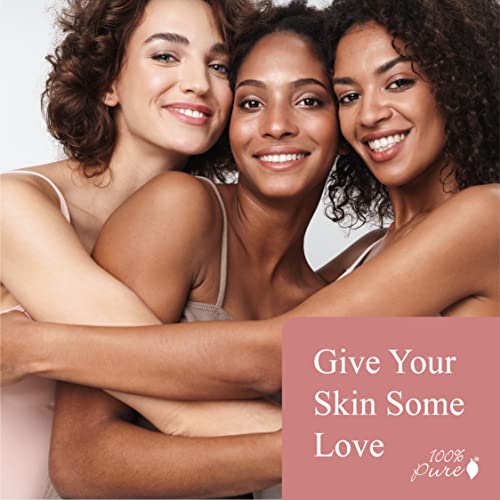 100% PURE BB Cream Shade 20 Aglow Full Face Coverage Skin Care & Glow - All-In-One Primer Concealer & Foundation Makeup - Shimmery, Dewy Youth Medium Color w/Warm Undertone