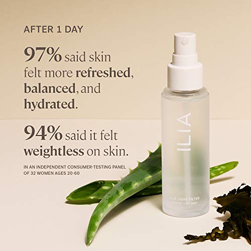 ILIA - Blue Light Face Mist | Non-Toxic, Vegan, Cruelty-Free, Clean Makeup