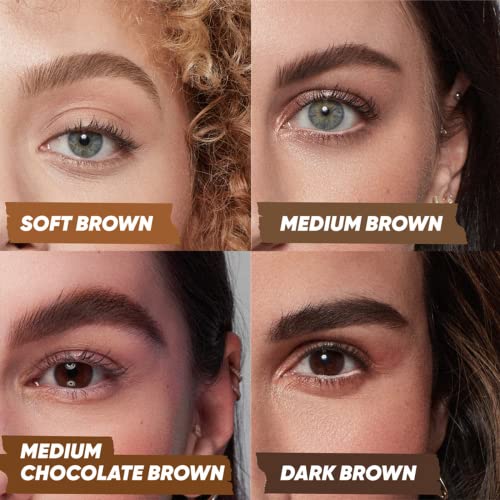 Kosas Brow Pop | Longwear, Dual-Action Defining Pencil, (Medium Brown)