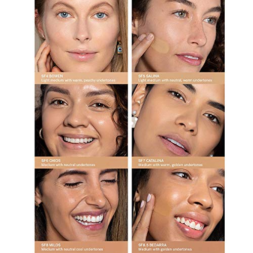 ILIA - True Skin Serum Foundation | Cruelty-Free, Vegan, Clean Beauty (Milos SF8)