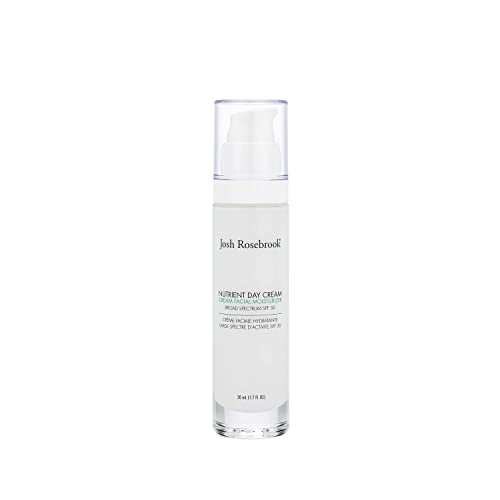 Josh Rosebrook Nutrient Day Cream - Regenerating Facial Moisturizer, High Protection Broad Spectrum Sunscreen SPF 30, Reef Safe