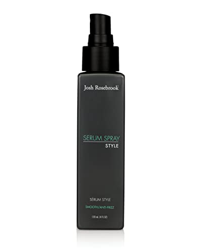 Josh Rosebrook Serum Spray - anti-frizz, wave and curl smoothing and defining hair styling spray that also performs as a nourishing, herbal-active scalp treatment