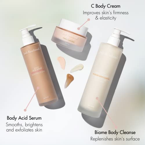 Josh Rosebrook - Full Body Collection (Biome Body Cleanse, Body Acid Serum and C Body Cream)- Cleanses, Tones, and Regenerates - Suitable for All Skin Types (Oily, Combination, Balanced, and Dry)